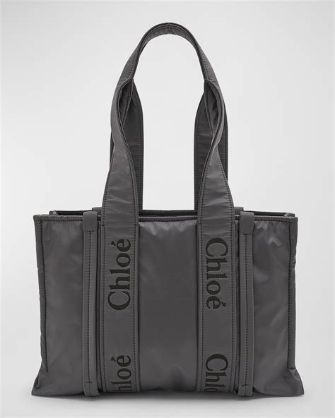 chloe nylon tote bag|chloe woody medium tote bag.